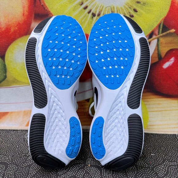 Nike React Miler Mens Running Shoes Size 7 White/Blue/Black - Picture 8 of 9